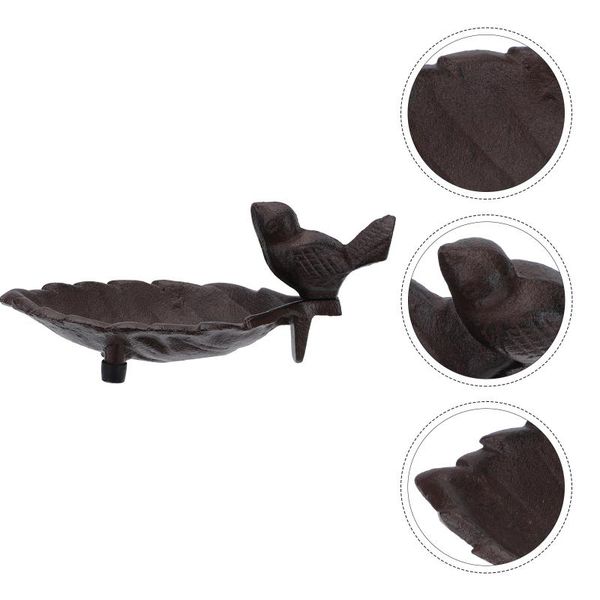 

other bird supplies 1pc water food feeder decorative storage tray for garden home