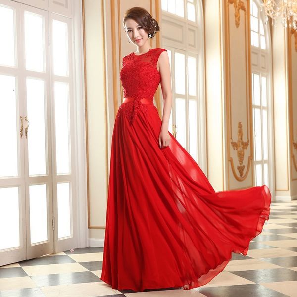 

2021 new ensotek pink/red plus size appliques beading chiffon long evening es formal party prom gowns robes de soiree 9u5b, Black;red