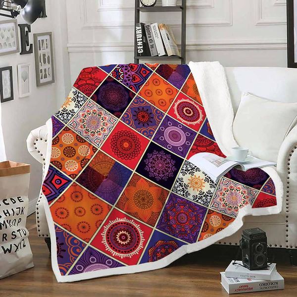 

blankets bohemian flannel lamb wool blanket sofa children