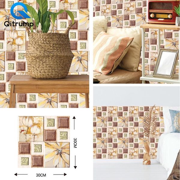 

wallpapers cozy creative 3d home decor waterproof contact paper bedroom bathroom kitchen tiles sticky decals wall stickers