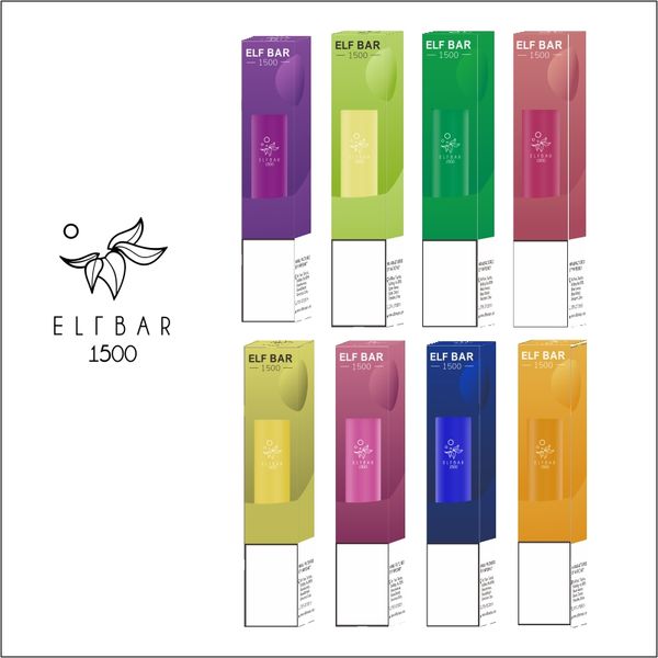 

russian english 1500puffs 850mah for elf bar 1500 lux