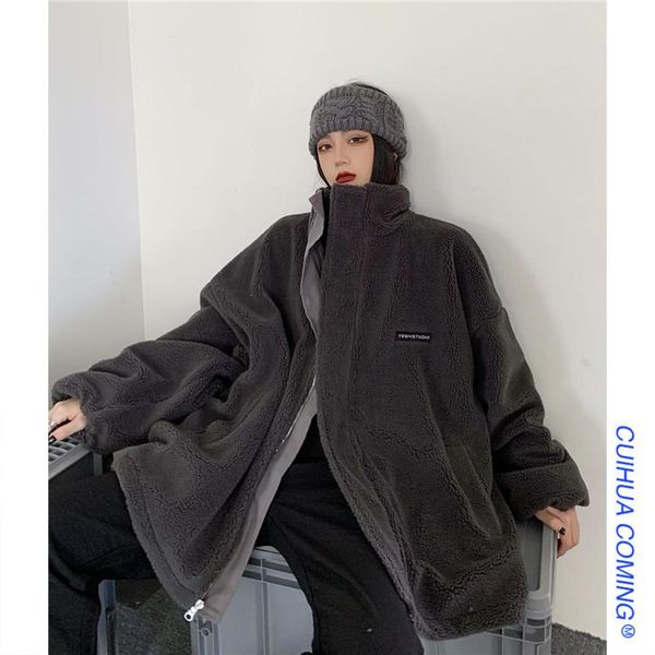 

women's jackets autumn and winter versatile, korean version loose bf thickened fried street cotton padded clothes, fashion, Black;brown