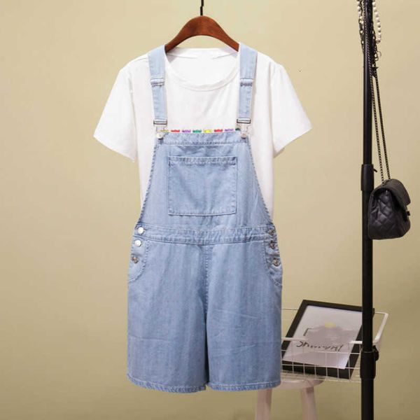 

women's jumpsuits & rompers women denim playsuits strap shorts loose casual overalls jeans female plus size 5xl 5ge8, Black;white