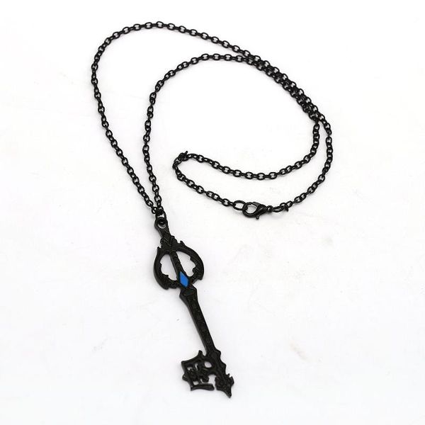 

pendant necklaces game kingdom hearts keyblade necklace oathkeeper key oblivion charm cosplay gift for women men, Silver