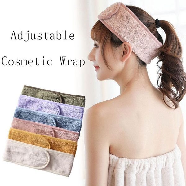 

shower caps lohas adjustable makeup headband hair bands wash face holder soft toweling facial hairband bath spa accessories