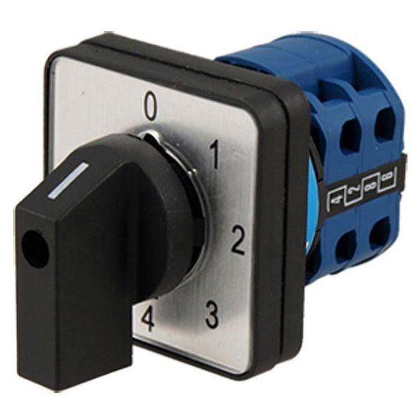 

smart home control 8 terminals 5 positions master rotary cam switch 20a black+blue