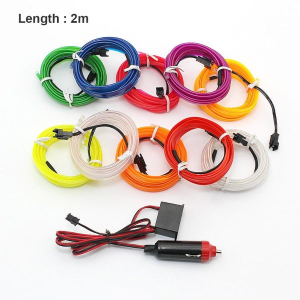 

interior&external lights for two meter led car light, 12v, soft, waterproof neon gm interior decoration, 10 colors
