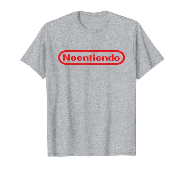 

no entiendo funny gamer's shirt for spanish speakers t-shirt, White;black