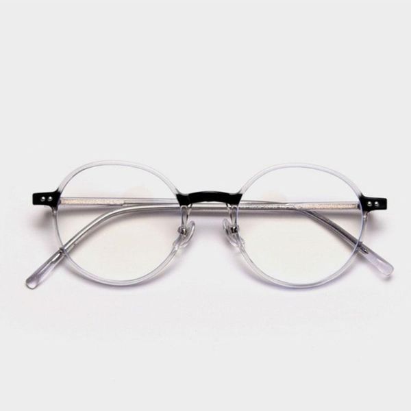 

fashion sunglasses frames tr90 acetate legs anti blue light vintage optical glasses men women computer eyeglasses 50393, Black