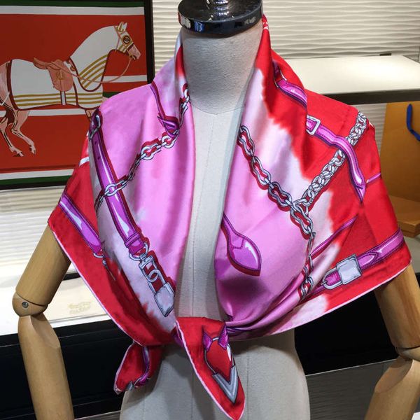 

women square scarf colorful tie dye letter printing turban shawl with tag ladies luxurys fashion scarves, Blue;gray