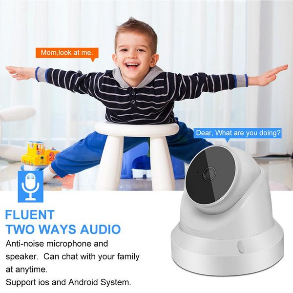 

1080p ip camera indoor wifi night vision home smart security dome camera video surveillance smart home fku66
