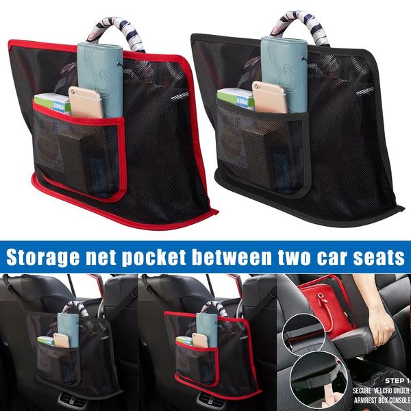 

car organizer net pocket handbag holder auto interior accessories styling
