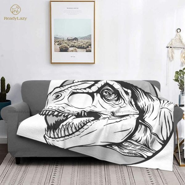 

blankets dino blanket super soft bedspread aesthetic fleece couch