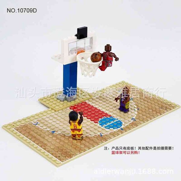 

small sun small particle diy moon football basketball pattern assembled floor building block decorative accessories toy 16 * 16