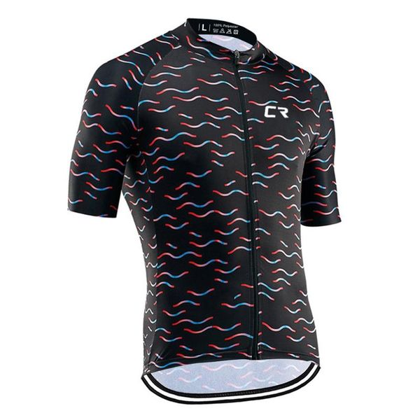 

racing jackets ropamo cycling jersey short sleeves summer mountain bike road bicycle shirts men's mtb camisa ciclismo, Black;red
