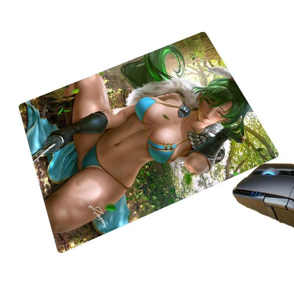 

mouse pads & wrist rests small pad 20x18cm big tits beauty gamer speed game table mat animation desks