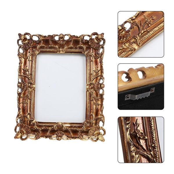 

frames 1pc elegant relief picture frame retro style po chic holder