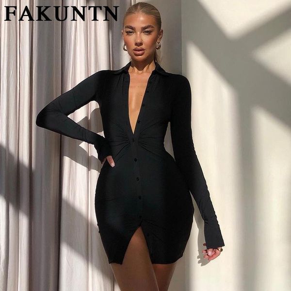 

casual dresses dress clothes long-sleeve 2021 autumn winter fashion streetwear ladies elegant party bodycon mini, Black;gray