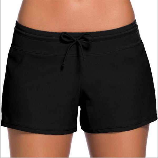 

summer women sports beach casual swimming shorts taille pantalon corto mujer verano, White;black