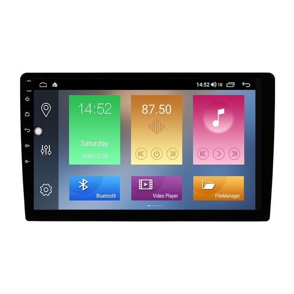 Dokunmatik Ekran Evrensel Araba DVD GPS Navigasyon Çalar 3G WiFi Desteği OBD II Ayna Link 10.1 inç Android 1024 * 600 HD