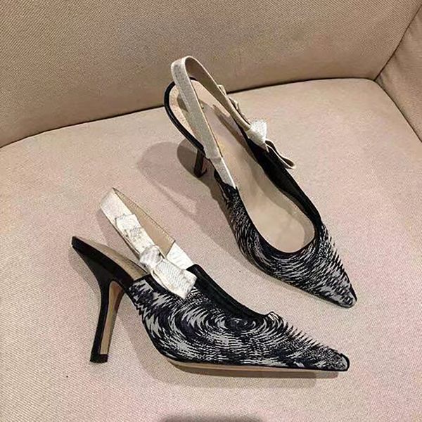 

dress shoes pointed low-heel 1cm 6.5cm 9.5cm women flat casual authentic cowhide metal buckle ladies leather mules princetown, Black