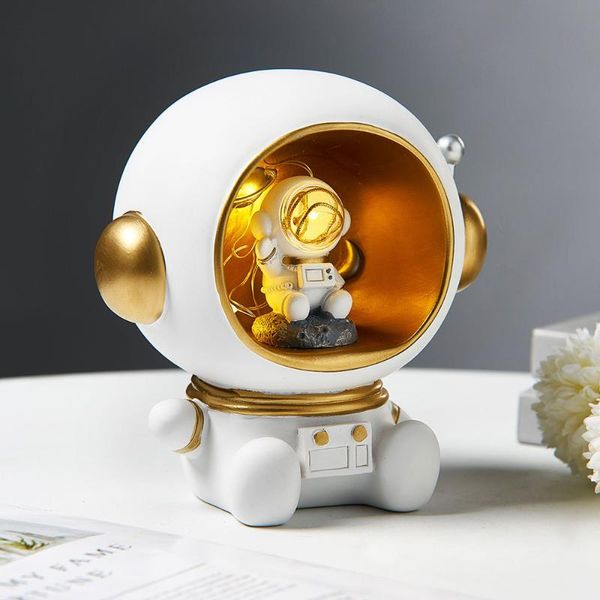 

night lights astronaut creative light child piggy bank cute nordic lamp living room bedroom decorations table ornaments