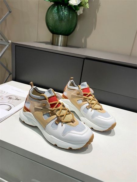 

prad men women casual shoes desiger platform low italy stripes walking sports trainers band size35-40, Red;white