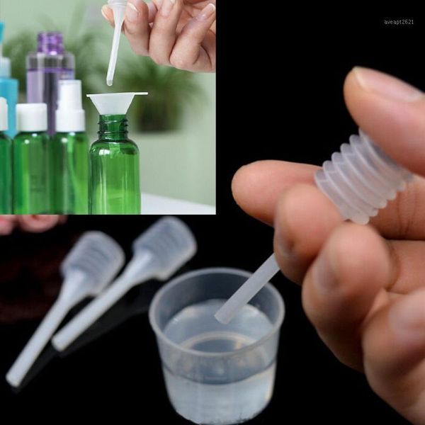 

storage bottles & jars 10 pcs mini plastic for perfume diffuser bottle liquid oil dropper lab supply 64mm essential empty container