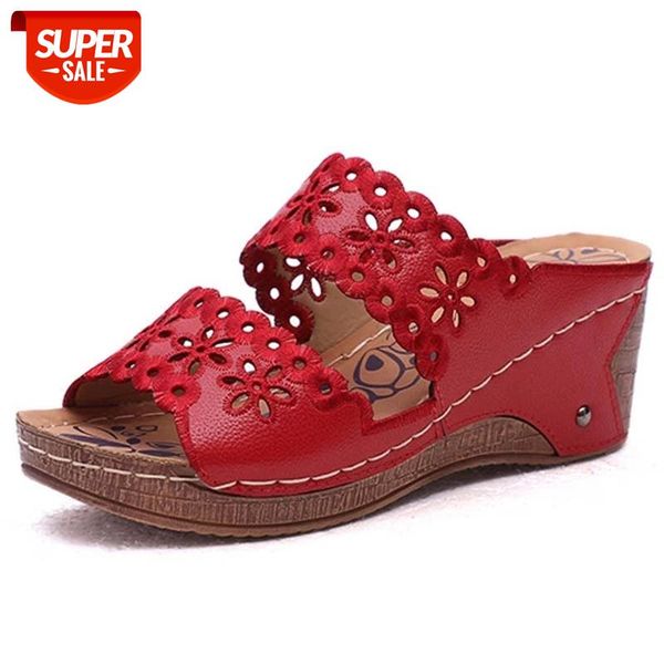 

women sandals thick bottom wedges shoes for women heels sandals orthopedic bunion corrector women shoes slipper zapatos de muje #yz9b, Black