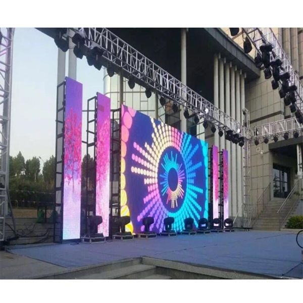 

display p4.81 smd1921 led 500*500mm die casting aluminum cabinet rental panel rgb outdoor waterproof screen