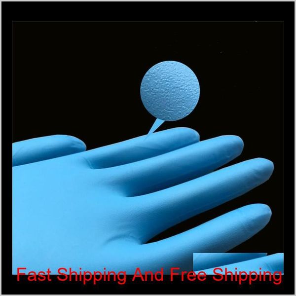 

disposable nitrile latex gloves 3 kinds of specifications optional without powder rubber anti-skid anti-a qylojm fivegarden