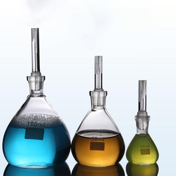 

lab supplies 5pcs glass pygmeter 5 10 25 50 100 250ml soil liquid gan's tummy densitometer accurate laboratory equipment