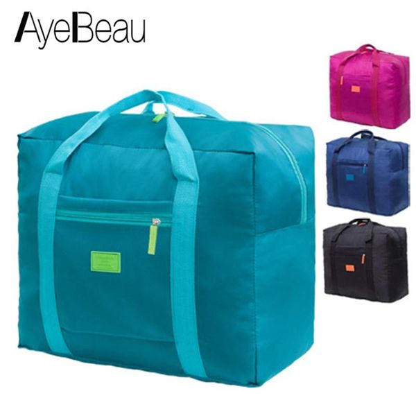 

duffel bags foldable nylon weekend duffle hand luggage travel bag women organizer female for overnight weekender large sac de voyage