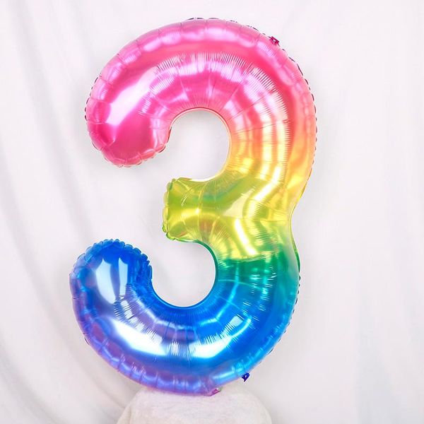 

party decoration 40inch foil balloons number helium globos figures happy birthday decorations kid wedding balon baby shower