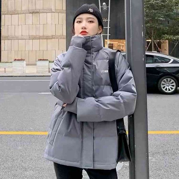 

women's parkas down ladies jacket 2021 winter korean chao brand fcmm 90 white duck couple short xu mengjie same bread women, Black