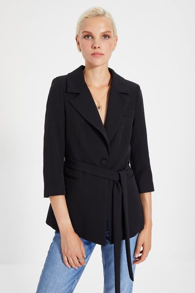 

women's jackets trendyol gusset jacket twoaw22ce0041, Black;brown