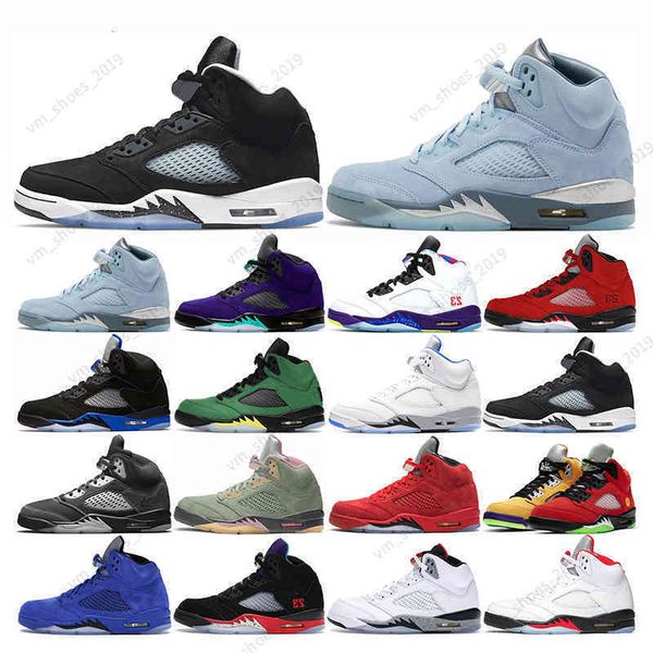 

5.5-13 5s men basketball 5 anthracite bluebird raging race oreo fired red hyper royal alternate stealth mens sports sneakers trainers