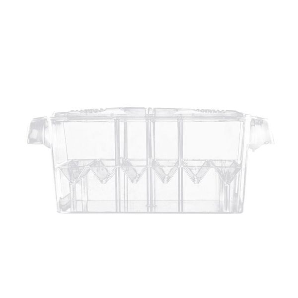 

4 rooms high clear fish breeding box acrylic aquarium breeder box double guppies hatching incubator isolation