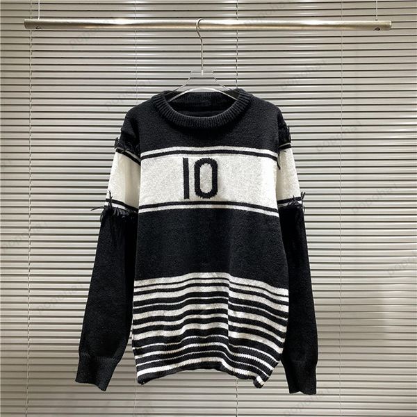 

2021 casual sweaters hoodie designer luxury autumn sweatshirts hoodies men long sleeve logo embroidered round neck sweater 21102106q, White;black