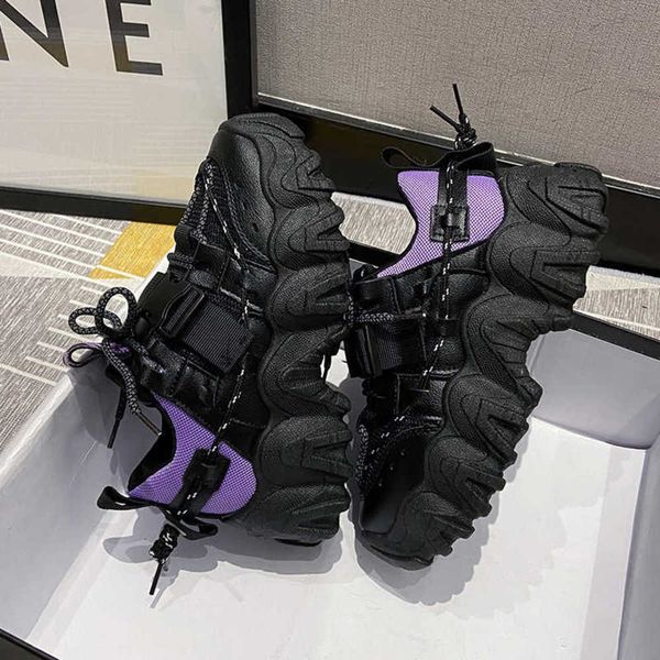 

shoes 2021 spring new casual all black sports women's street p student casual thick sole comfortable father fashion vimw 1 9bqz