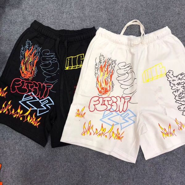 

mens summer shorts graffiti shorts 19ss summer men women shorts casual high quality, White;black