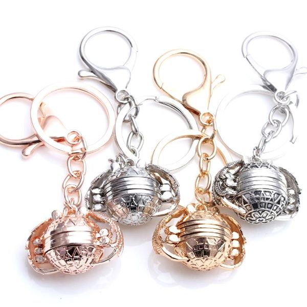 

keychains magic 4 po pendant locket memory floating angel wings family pictures put the necklace jewelry keychain, Silver