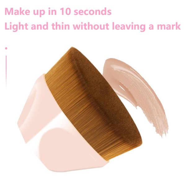 

makeup brushes 1pc petal-shaped foundation brush for mixed liquid cream powder cosmetics high density seamless beauty tool
