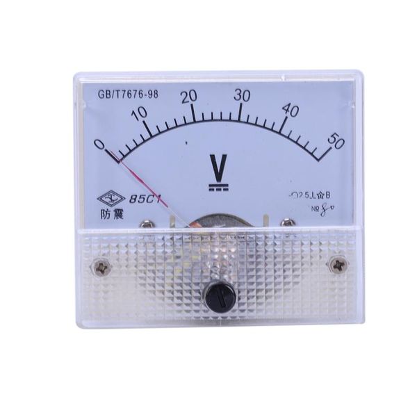 

multimeters dc 0-50v square, analog panel voltmeter 85c1 meter