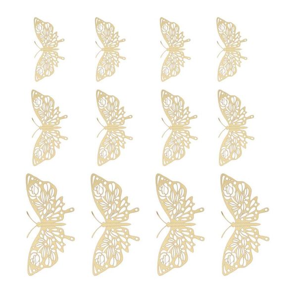 

wall stickers 12pcs butterflies decor creative 3d decal for home