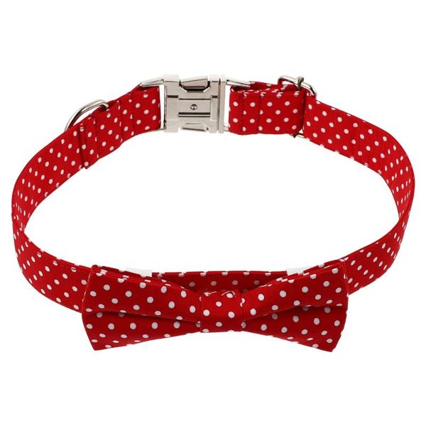 

cat collars & leads 1pc dog collar bowknot with metal buckle pet supplies neck decor