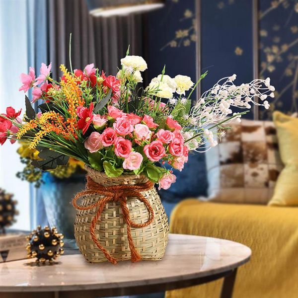 

handmade bamboo woven basket storage basket storage container flower