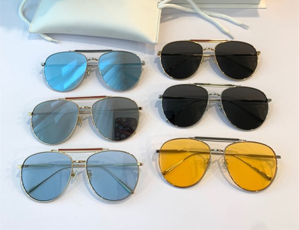 

gm fashion new designer sunglasses retro frameless sun glasses vintage punk style eyewear uv400 protection with case 1014sk, White;black