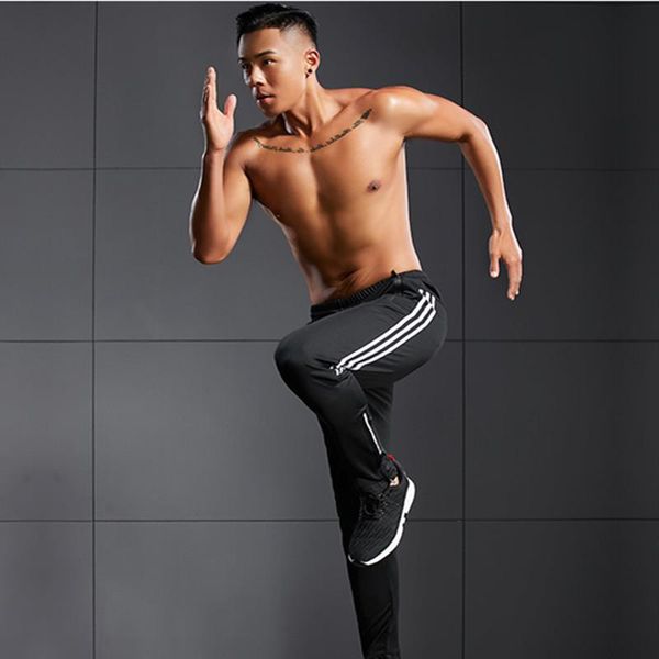 

running pants mens compression men sportswear training leggings bodybuilding gym skinny trousers tights bottoms -40, Black;blue