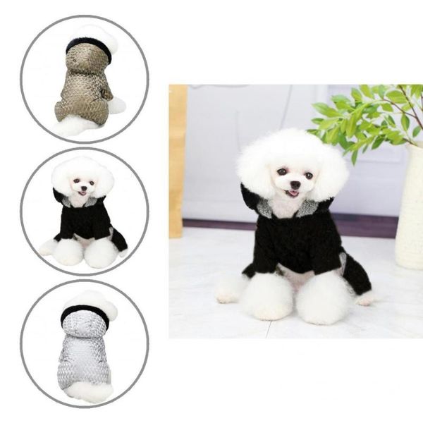 

dog apparel keep warmth mild to skin casual puppy bodysuit clothes for small dogs